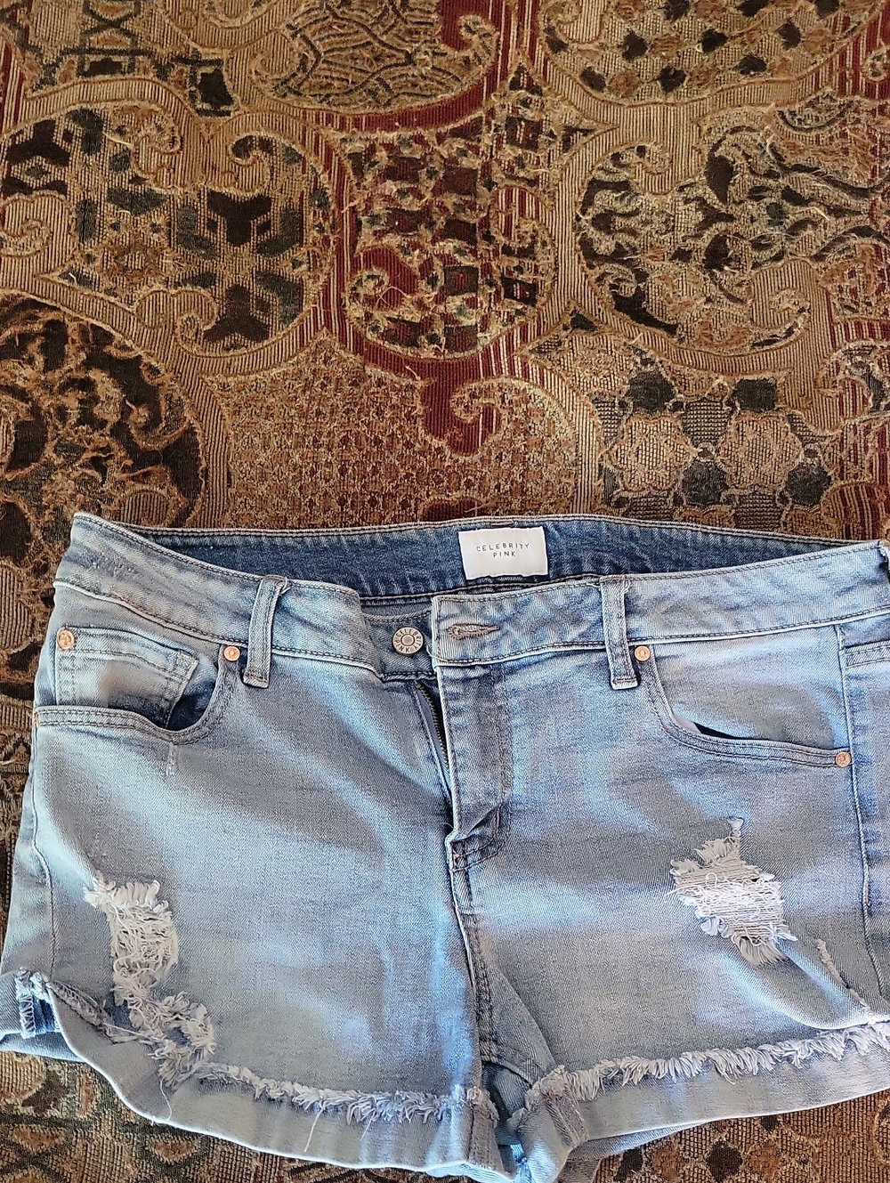 Celebrity Pink Denim Shorts
